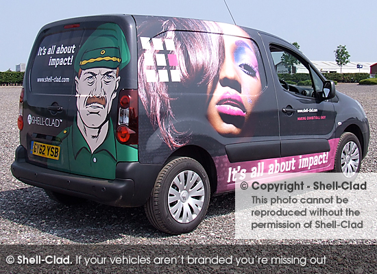 We do vehicle wrapping design too!